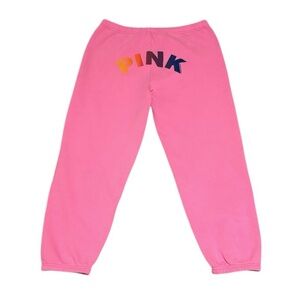 Vintage Y2K Victoria’s Secret PINK Graphic Capri Jogger Sweatpants